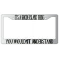 thumbnail image 1 of It's A Rhode Island Thing You Wouldn't Understand Chrome Plastic License Plate Frame, 1 of 1