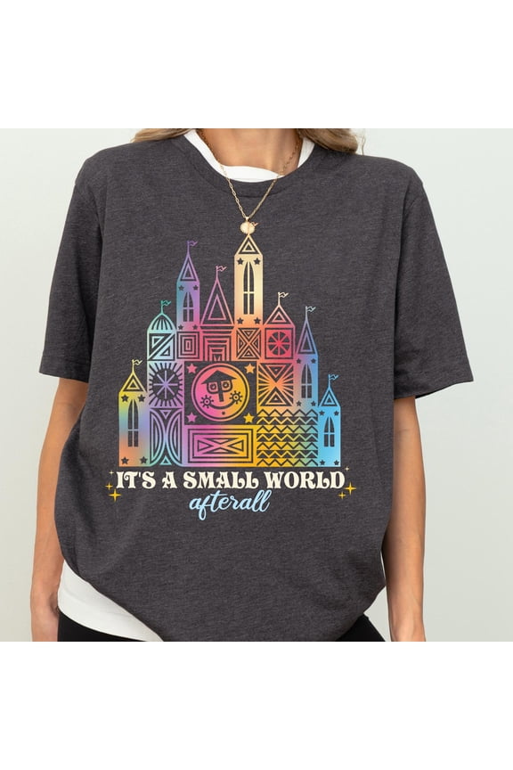 It's A Small World After All Shirt, Disney Small World Shirt, Retro Patel Fantasyland Park Tee, Magic Kingdom Shirt, Disneyland Castle Tee