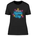 thumbnail image 1 of It's A Special Day Neon Design T-Shirt Women -Image by Shutterstock, Female XX-Large, 1 of 2