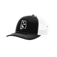 thumbnail image 1 of It's All About The South Alabama State Outline With Wildlife Animals Mesh Back Trucker Hat-Black/White, 1 of 4