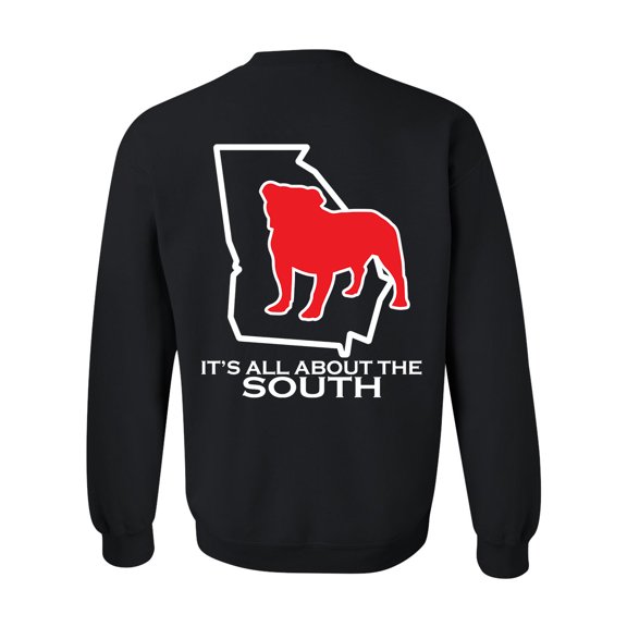 It's All About The South Georgia Football State Outline Unisex Crewneck Sweatshirt