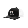thumbnail image 1 of It's All About The South Pointer Mesh Back Trucker Hat-Black/White, 1 of 4