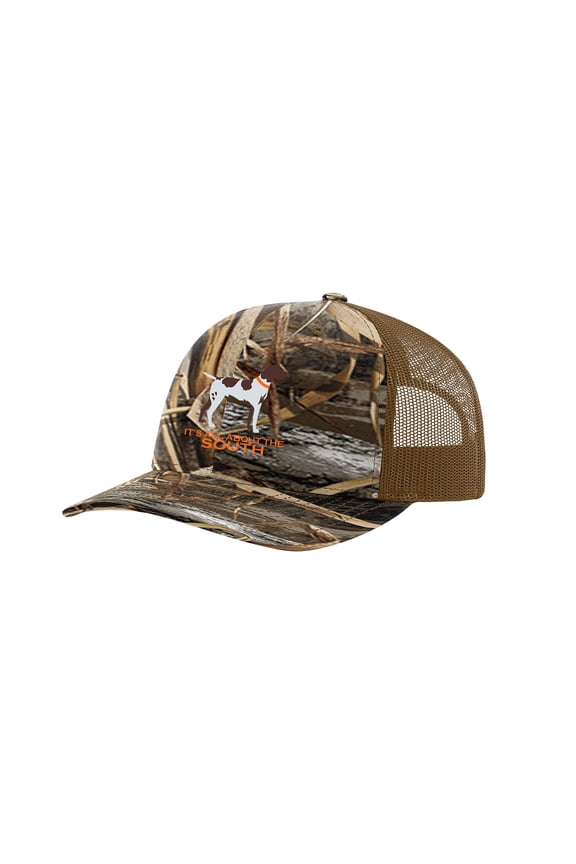 Pointer Mesh Back Trucker Hat-Camo Max5
