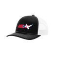 thumbnail image 1 of It's All About The South Tennessee State Flag Filled and Duck Mesh Back Trucker Hat-Black/White, 1 of 4