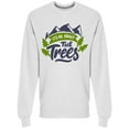 thumbnail image 1 of It's All About The Trees Drawing Sweatshirt Men -Image by Shutterstock, Male x-Large, 1 of 2