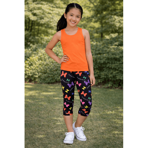 It's All About the Bow Capris- Girls