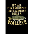 thumbnail image 1 of It's All Fun And Games Until Someone Loses A Walleye: 120 Pages I 6x9 I Graph Paper 4x4 I Funny on Lake Sportfishing & A, (Paperback), 1 of 1