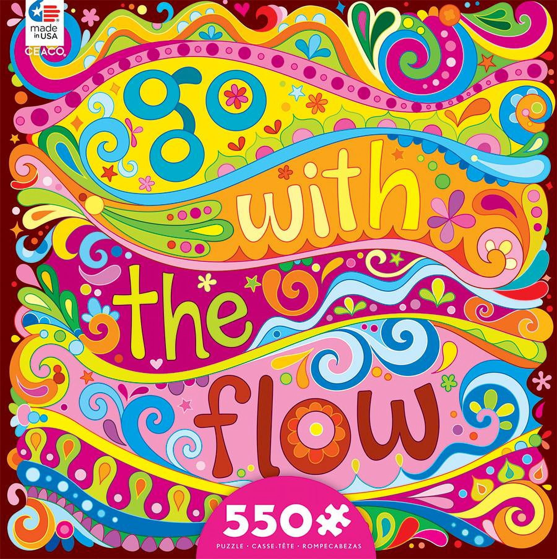 It's All Good - Go With The Flow - 550 Piece Jigsaw Puzzle - Ceaco