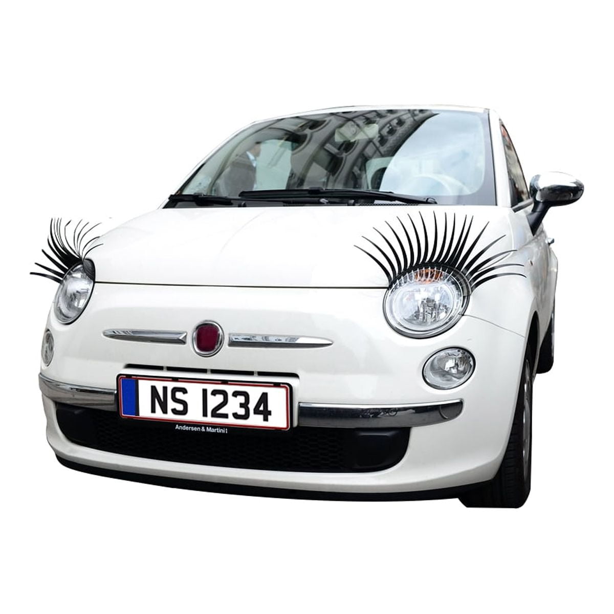 It's All Goods Automotive Headlamp Car Eyelash Decals Black