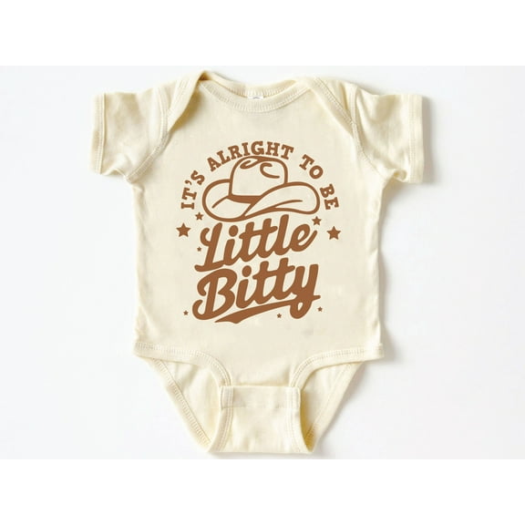 It's Alright To Be Little Bitty Baby Bodysuit ,Funny New Born New Parent Baby Onesie®, New Mom Gift, Baby Shower Gift , Short Sleeve Tee Bella