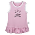 thumbnail image 1 of It's Always A Good Day With Grandma Funny Dresses For Baby, Newborn Babies Skirts, Infant Princess Dress, 0-24M Kids Graphic Clothes (Pink Sleeveless Dresses, 12-18 Months), 1 of 4