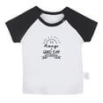 thumbnail image 1 of It's Always A Good Day With Grandma Funny T shirt For Baby, Newborn Babies T-shirts, Infant Tops, 0-24M Kids Graphic Tees Clothing (Short Black Raglan T-shirt, 6-12 Months), 1 of 4