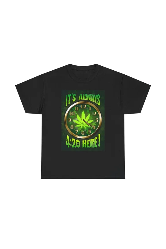 It’s Always Chill Time Relaxed Humor Leafy Vibes Graphic Unisex T-Shirt, up to size 5XL
