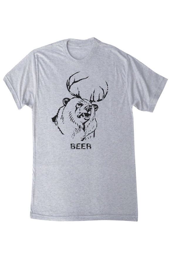 It's Always Sunny in Philadelphia Beer Bear+Deer Mac Heather Gray Adult T-Shirt