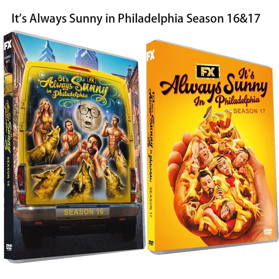 It's Always Sunny in Philadelphia Season 16&17 DVD, 4-Disc Set Sealed New