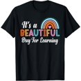 thumbnail image 1 of It's Beautiful Day For Learning Retro Teacher Students Women T-Shirt, 1 of 4