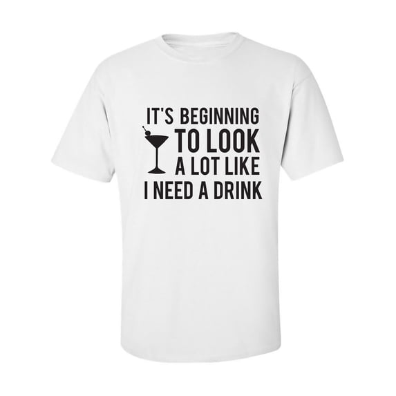 It's Beginning To Look A Lot Like Adult Short Sleeve T-shirt