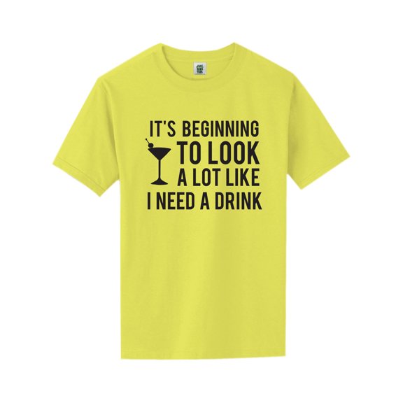 It's Beginning To Look A Lot Like Short Sleeve Neon T-Shirt