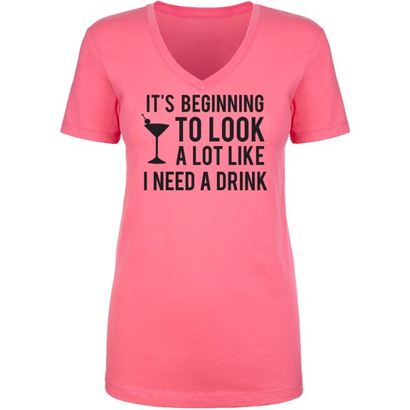 It's Beginning To Look A Lot Like Womens V-Neck T-Shirt