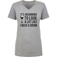 thumbnail image 1 of It's Beginning To Look A Lot Like Womens V-Neck T-Shirt, 1 of 3