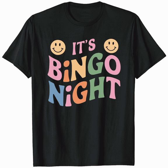 It's Bingo Night Graphic T-Shirt Men Women Funny Tee