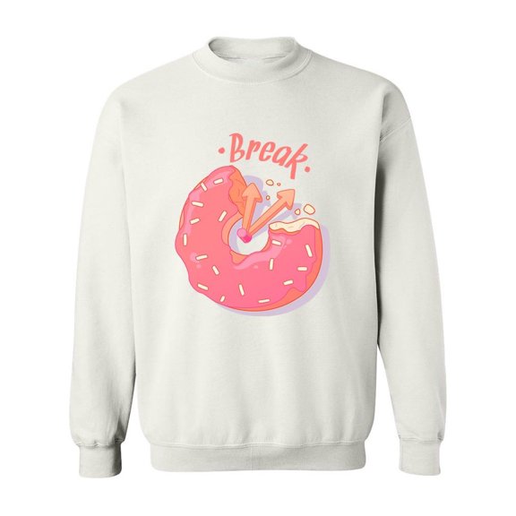 It's Break Time Sweatshirt Men -Image by Shutterstock, Male Large