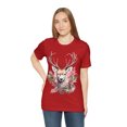 thumbnail image 1 of It's Christmas My Deer Smile Streetwear Unisex Jersey Short Sleeve T-shirt, 1 of 10