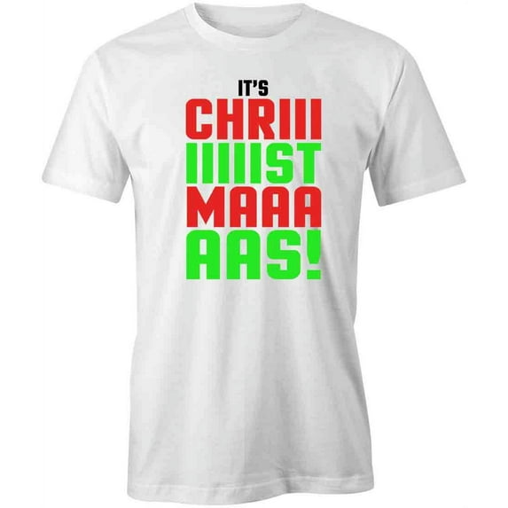 It's Christmas T-Shirt | Cool Xmas White Tee Gift
