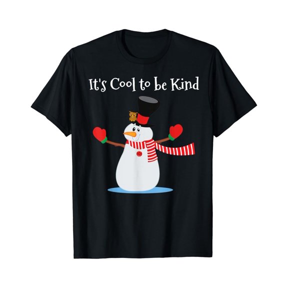 It's Cool to be Kind Snowman T-Shirt Choose Kindness Teacher Tshirt All Size S-5XL