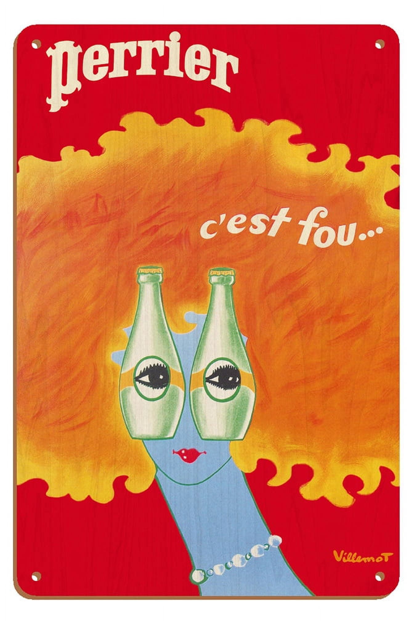 It's Crazy (C'est Fou) - Perrier Sparkling Water - Vintage