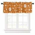 thumbnail image 1 of It‘s Fall Valances for Windows Y’all Pumpkin Maple Leaf Orange Fall Rod Pocket Curtain Valance Window Treatment Short Curtains for Kitchen Living Room, 60"x18", 1 of 5