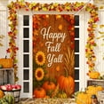thumbnail image 1 of It’s Fall Y’all Door Cover Thanksgiving Backdrop Pumpkin Sunflower Baby Cow 71x35 Inch Cute Autumn Banner for Porch Wall Decor Fall Farm Party Photo Booth Props, 1 of 6