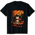 thumbnail image 1 of It's Fall Y'all Thanksgiving Cat Leaf Fall Tree Hello Autumn T-Shirt, 1 of 7