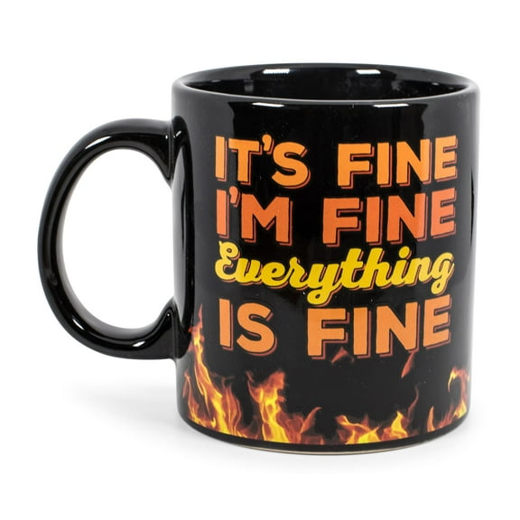 It's Fine I'm Fine Everything Is Fine Ceramic Coffee Mug | 20 Ounces