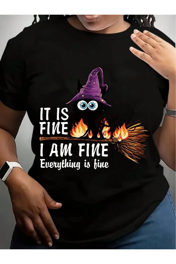 It's Fine I'm Fine Everything Is Fine Shirt, Sarcasm T-Shirt, Everything Is Fine, Funny Tee, Funny Gift