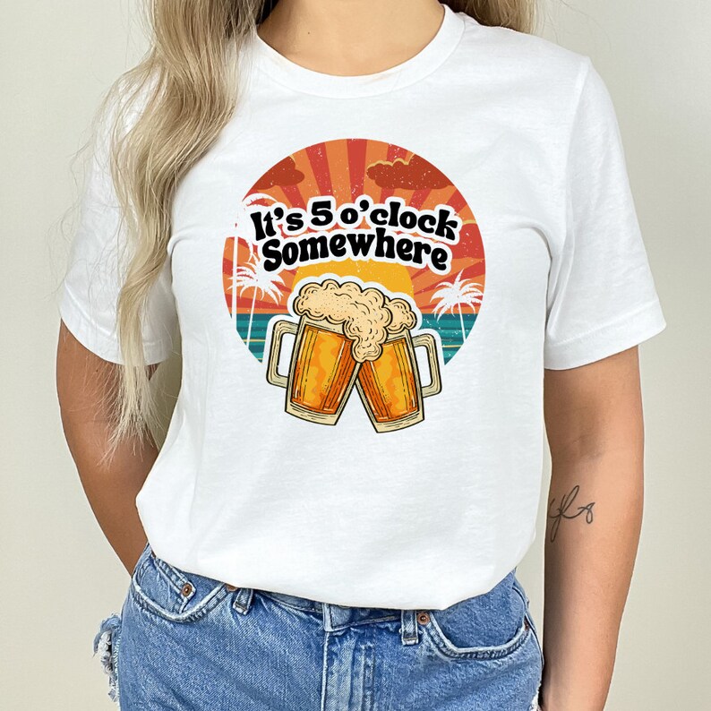 It’s Five O’clock Somewhere Shirt, Retro Jimmy Buffett In Memory Of Jimmy Buffett Shirt