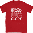 thumbnail image 1 of It's For Gods Glory T-Shirt Funny Humor Novelty Tee - Red, 4XL, 1 of 1