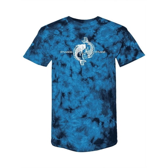 It's Good, It's Bad Tie-Dye Crystal Men -Smartprints Designs, Male XX-Large