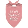 thumbnail image 1 of It''s My Gotcha Day Dog Bandana, Pink Dog Bandana, Pet Dog Scarf Accessories, Pet Dog Triangle Scarf, Funny Cute Dog Bandana, Dog Bandana for Small Medium Large Dogs, Dog Bandana Pet Scarf (E19), 1 of 4