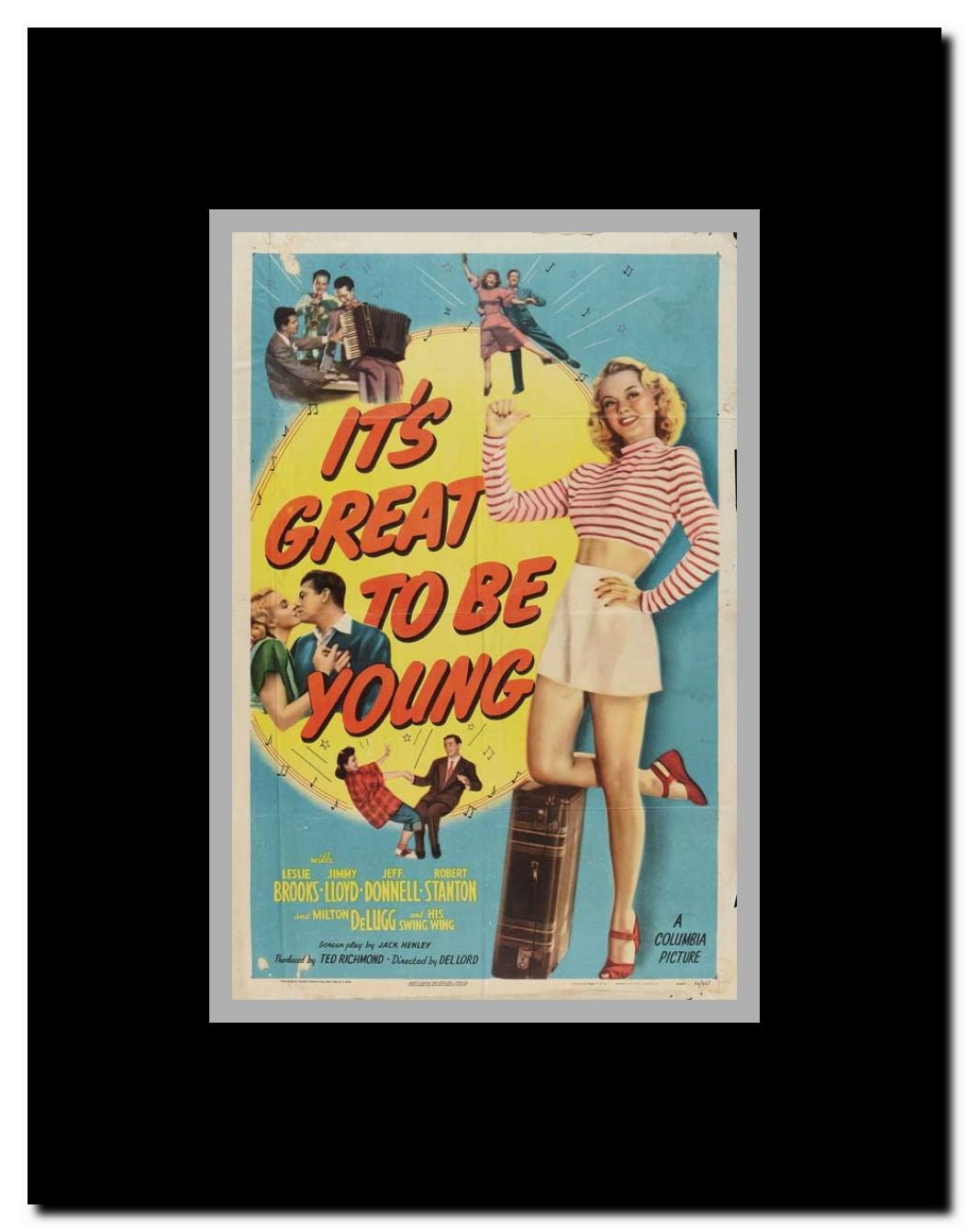 It's Great to Be Young! Framed Movie Poster