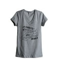 thumbnail image 1 of It's Hard To Be A Diamond In A Rhinestone World Women's Fashion Relaxed V-Neck T-Shirt Tee Heather Grey X-Large, 1 of 3