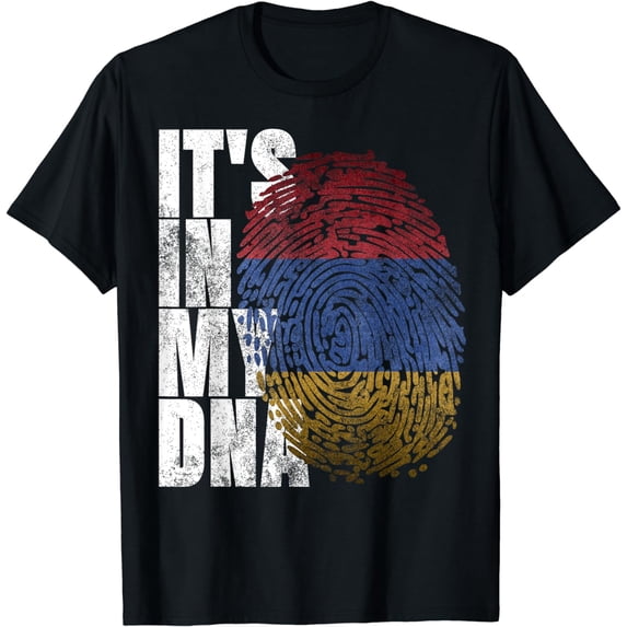 It's In My DNA Armenian Sign Proud Gifts Pride Armenia Flag T-Shirt