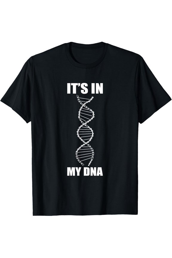It's In My DNA Bike Chain - Funny BMX Road Bike MTB Bicycle T-Shirt