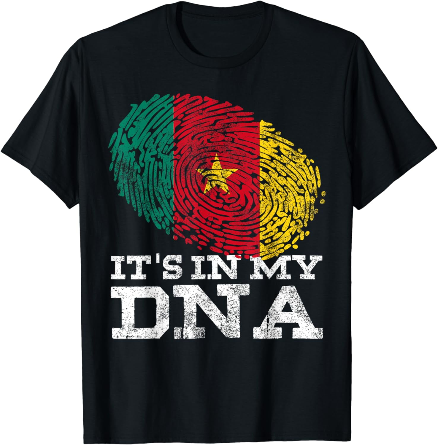 Shirtinstyle Baumwoll-Einkaufstasche Mit Kamerun Flagge – 100% Baumwolle, 35x39 Cm, 18 Liter