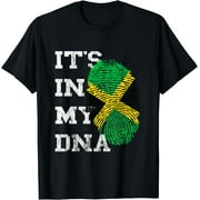 It's In My DNA Jamaica Genetic Jamaican Roots Jamaican Pride T-Shirt