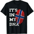 thumbnail image 1 of It's In My DNA Norwegian Roots Norway Norwegian Pride Norge T-Shirt, 1 of 4