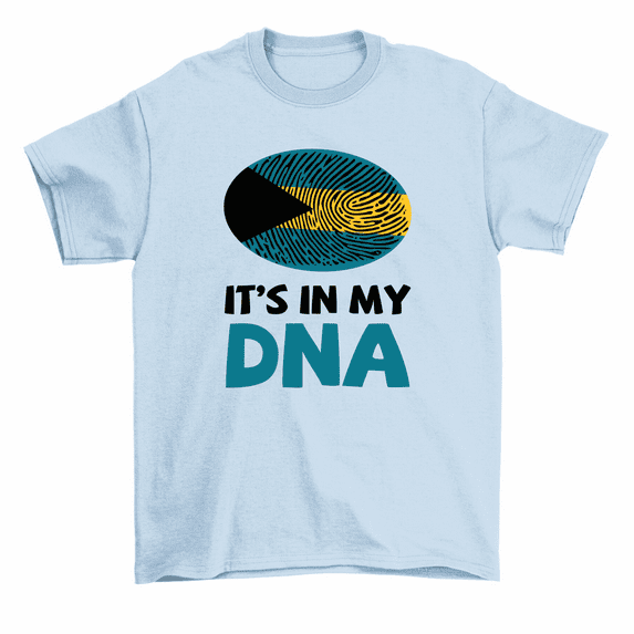 It's In My DNA Proud Bahamas Flag Fingerprint T-Shirt Men Women Unisex