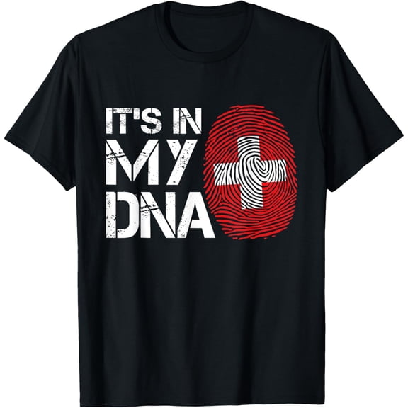 It’s In My DNA Switzerland Flag T-Shirt