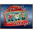 thumbnail image 1 of It's Intermission Time Snack Bar Metal Sign, 1 of 1