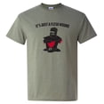 thumbnail image 1 of It's Just a Flesh Wound - Funny Comedy Movie T Shirt - X-Large - Heather Military Green, 1 of 5
